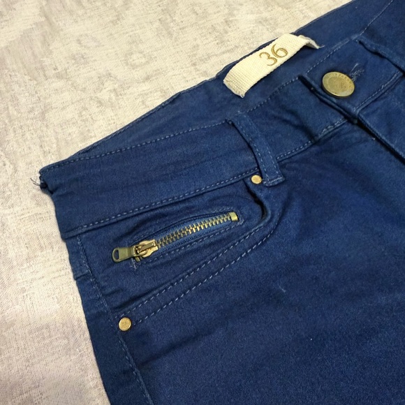 Navy Blue Zara Basic Jeans | Sz: 4 - Picture 1 of 8
